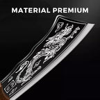Cleaver Dragon™ - Cutelo Japonês em Aço Inoxidável / Robusto, Afiado e Durável (Promoção Compre 1, Leve 2)