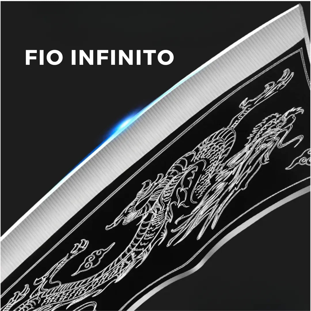 Cleaver Dragon™ - Cutelo Japonês em Aço Inoxidável / Robusto, Afiado e Durável (Promoção Compre 1, Leve 2)