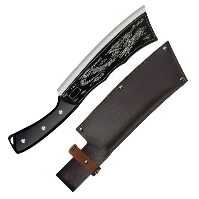 Cleaver Dragon™ - Cutelo Japonês em Aço Inoxidável / Robusto, Afiado e Durável (Promoção Compre 1, Leve 2)